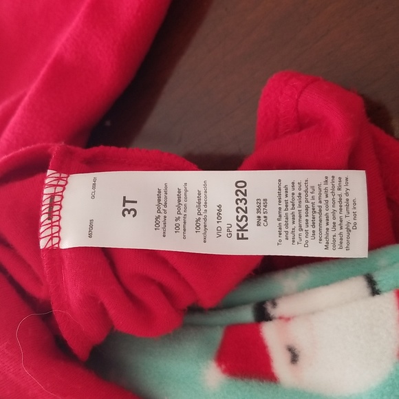 Carter's 3T Christmas Pajamas NWT - Picture 6 of 6